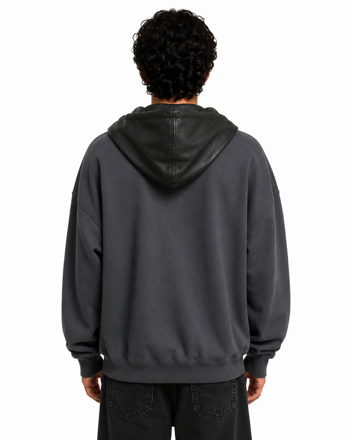 chaqueta boxy fit ultra capota cuerina