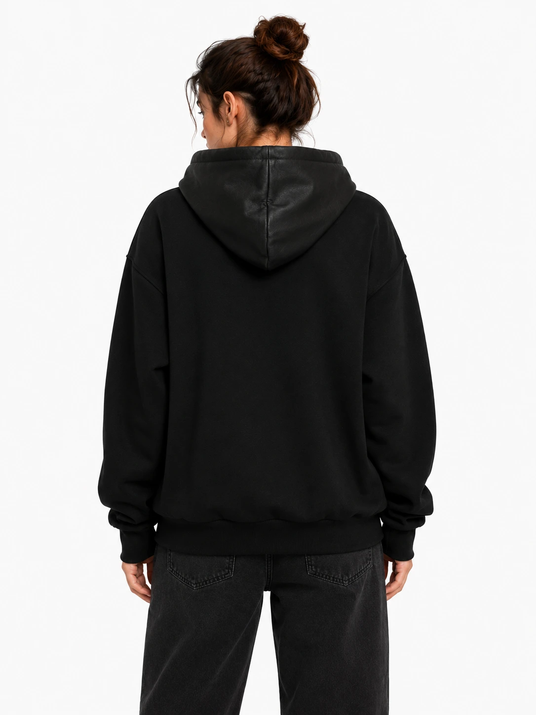 chaqueta boxy fit ultra capota cuerina